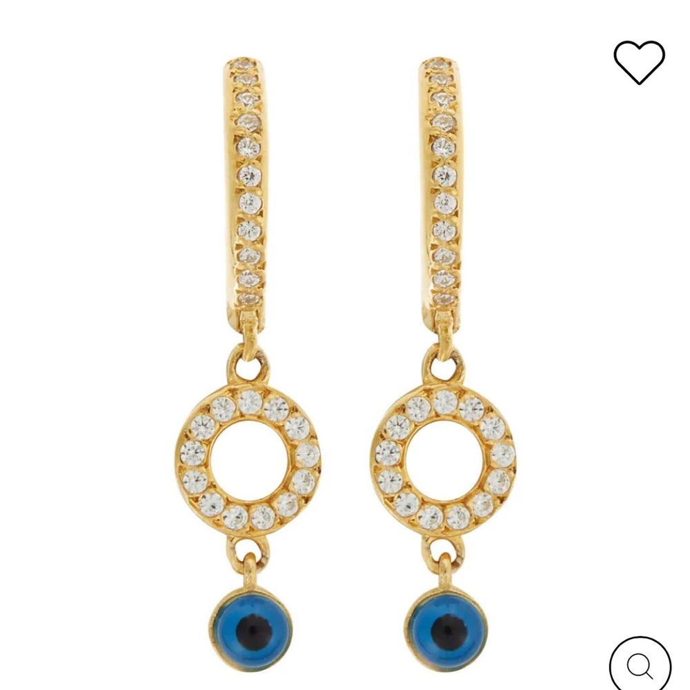 Ilena Makri 18k overlay silver earrings #3